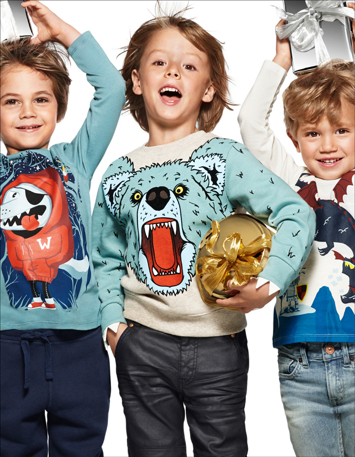 H&M Kids Holiday 2014 Campaign