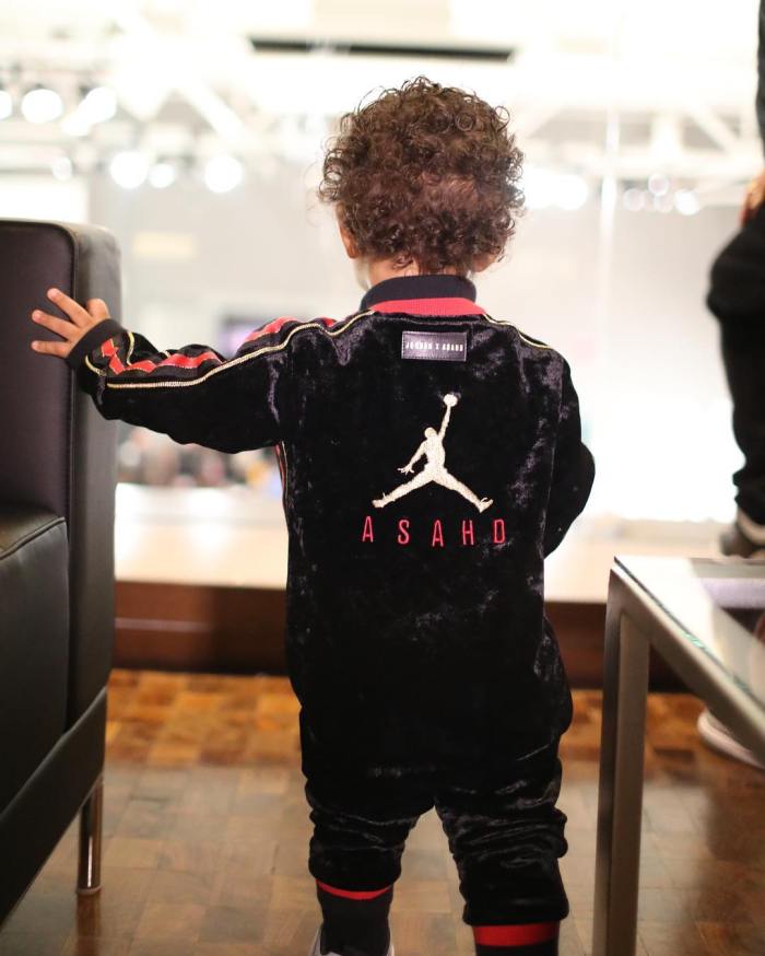 Nike Air Jordan x Asahd DJ Khaled Baseball Jersey Black Gold Button Up  Youth L