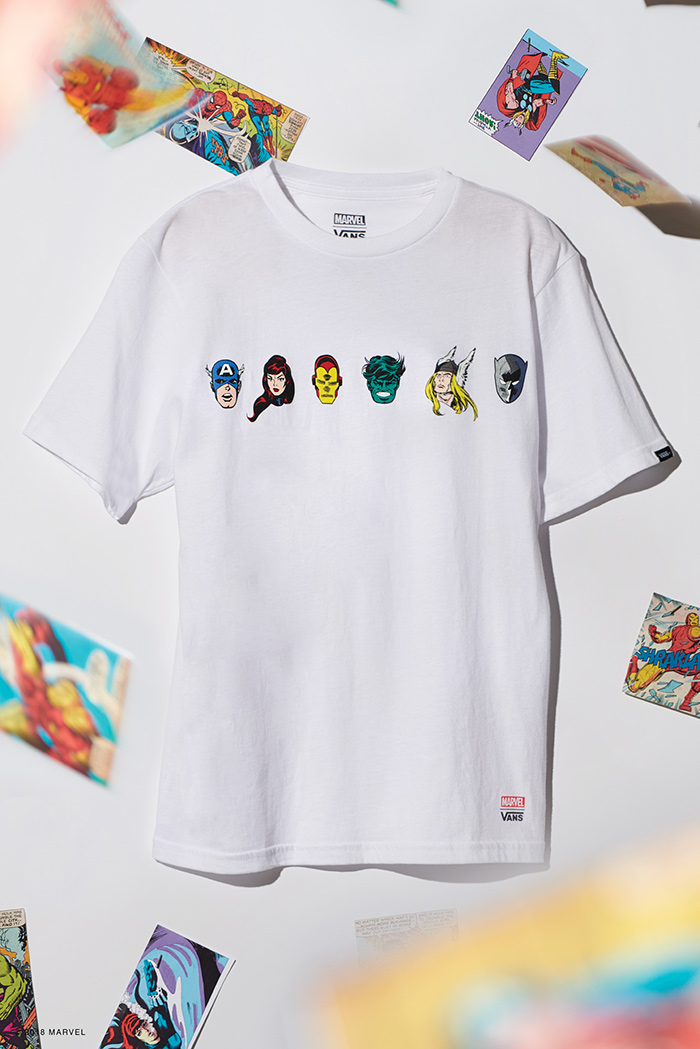 Vans avengers outlet shirt