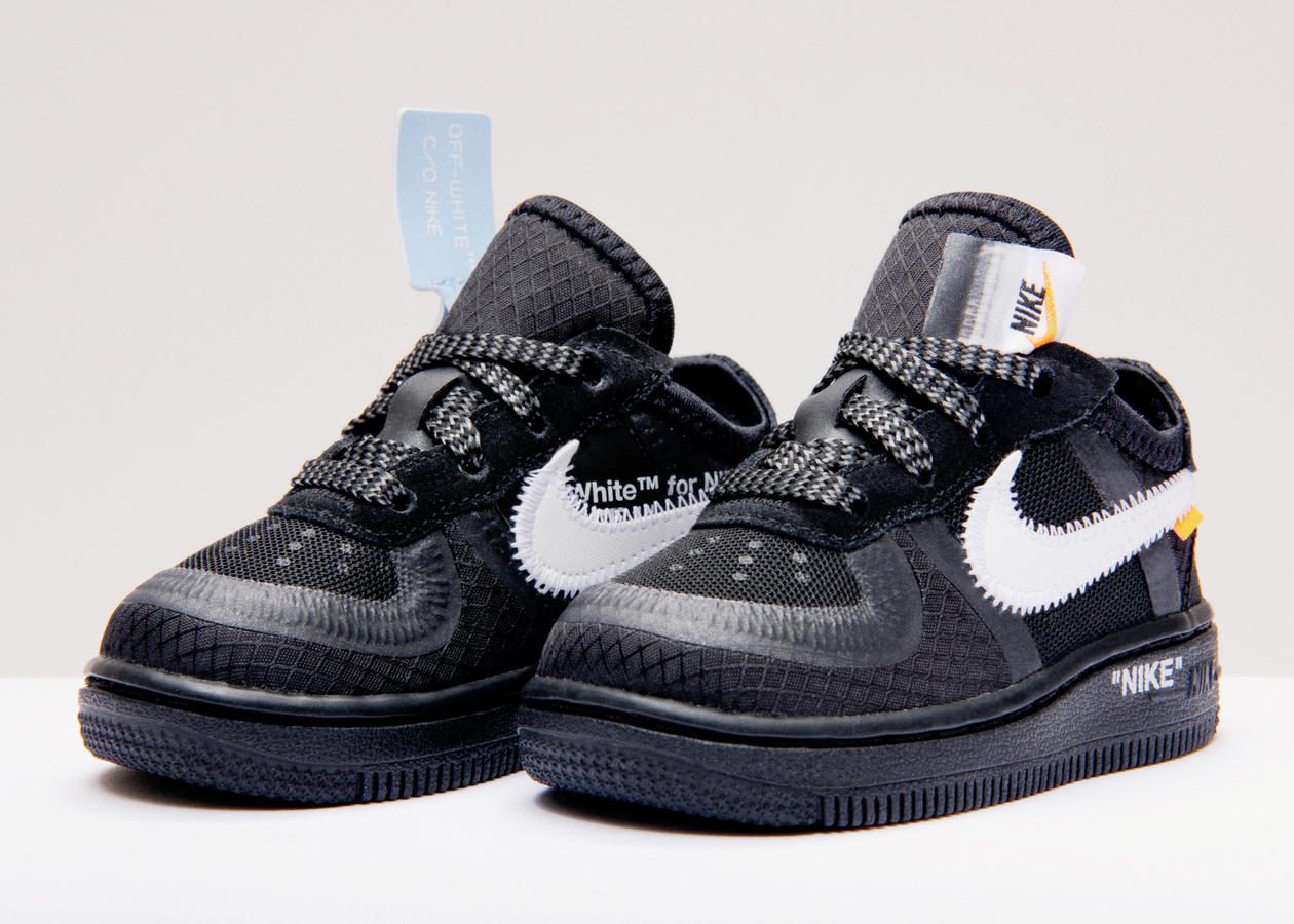 Toddler Sized Off-White X Nike Air Force 1s Are Arriving Next Week